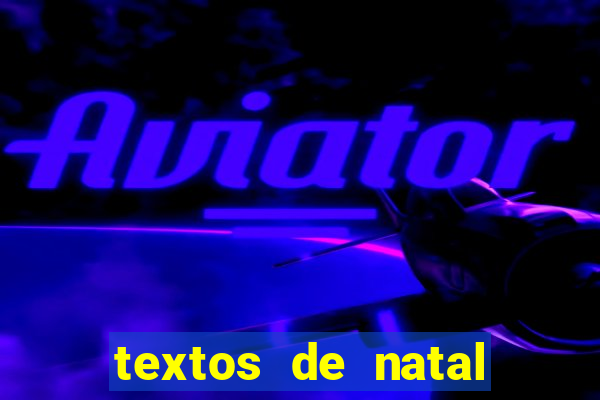 textos de natal para leitura